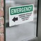 Signmission Ammonia Diffuser Control With Symbol Emergency Sign, Vinyl Decal, 10in W x 7in L, 2PK OS-2PACK-EM-D-710-L-10293 - alternate 2
